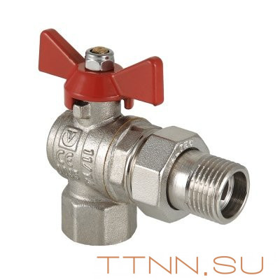 Кран шаровый с накидной гайкой угловой Valtec 1/2 VT.228.N.04 Кран шаровый с накидной гайкой угловой Valtec 1/2 VT.228.N.04