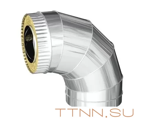 Сэндвич-отвод угол 90° Ф220х300 Сэндвич-отвод угол 90° Ф220х300