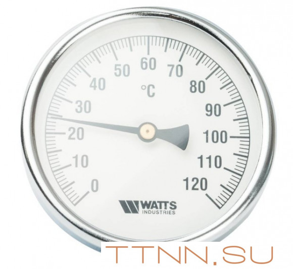 Термометр биметаллический с погружной гильзой Watts F+R801 (T) 63/50 Термометр биметаллический с погружной гильзой Watts F+R801 (T) 63/50