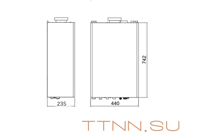 Настенный газовый котел Thermex EuroElite F18 Настенный газовый котел Thermex EuroElite F18