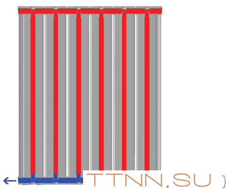 Алюминиевый радиатор Global VOX-R 800 6 секций