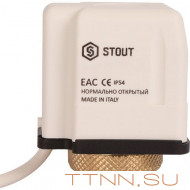 Электротермический компактный сервопривод STE-0010 нормально открытый, 24 В Электротермический компактный сервопривод STE-0010 нормально открытый, 24 В