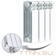 Радиатор биметаллический Rifar BASE 200 Ventil 4 секции Радиатор биметаллический Rifar BASE 200 Ventil 4 секции