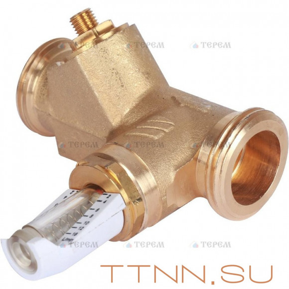 Балансировочный вентиль Watts НP SRV-AG15 с расходомером(1.2-16л/м)