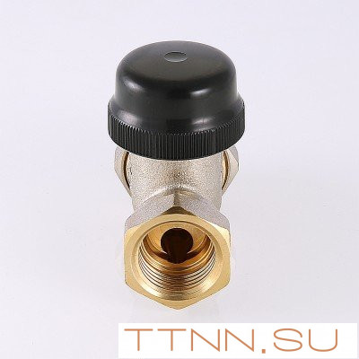 Клапан термостатический для радиатора прямой с преднастройкой Valtec 3/4 VT.038.N.05