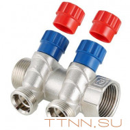 Коллектор с регулировочными вентилями Valtec 1*2*3/4 VT.560.NE