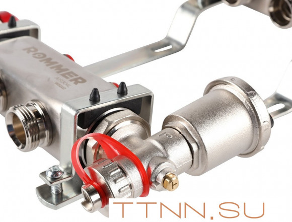 Для отопления Rommer 1"/3/4"x2 с запорными клапанами (RMS-3210-000002)