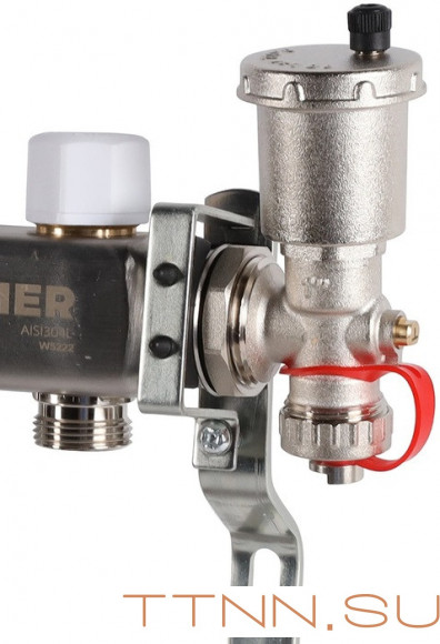 Для отопления Rommer 1"/3/4"x2 с запорными клапанами (RMS-3210-000002)