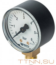 Манометр радиальный Watts F+R200 (MDR) 100/ 6x1/2" Манометр радиальный Watts F+R200 (MDR) 100/ 6x1/2"