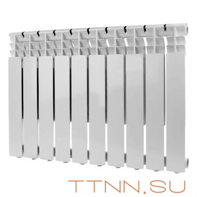 Алюминиевый радиатор Rommer Optima 500 10 секций Алюминиевый радиатор Rommer Optima 500 10 секций