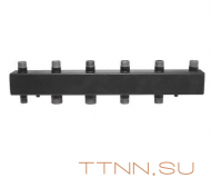 Стальной распределительный коллектор Rommer 3(4) контура 1х11/4 Стальной распределительный коллектор Rommer 3(4) контура 1х11/4