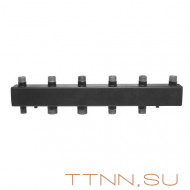 Стальной распределительный коллектор ROMMER на 3(4) отопительных контура 1 х 1 1/4", арт. RDG-0016-004034 Стальной распределительный коллектор ROMMER на 3(4) отопительных контура 1 х 1 1/4", арт. RDG-0016-004034