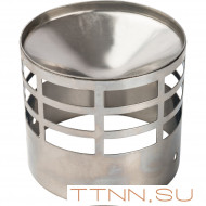 Решетка STOUT из нержавеющей стали DN80 для дымоотводящей трубы Решетка STOUT из нержавеющей стали DN80 для дымоотводящей трубы