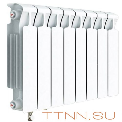 Радиатор биметаллический Rifar Monolit 500 Ventil 8 секций Радиатор биметаллический Rifar Monolit 500 Ventil 8 секций