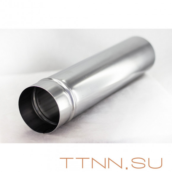 Труба для дымохода 0,5 метра нержавеющая сталь 1 мм D- 120 Труба для дымохода 0,5 метра нержавеющая сталь 1 мм D- 120