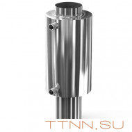 Теплообменник 12л на трубе д.120 (AISI 439)