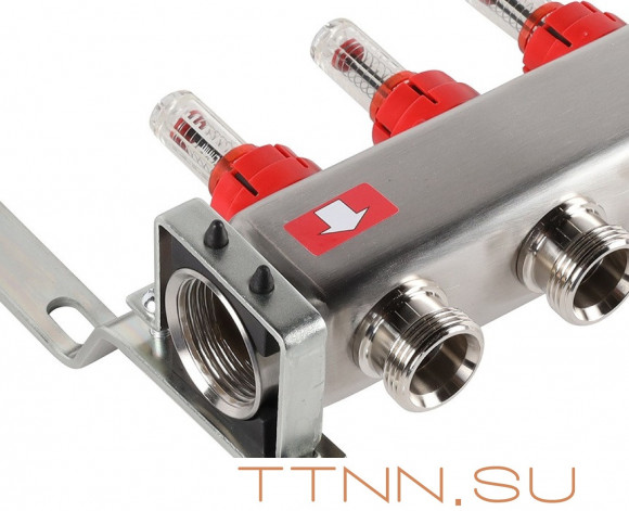 Для отопления Rommer 1"/3/4"x6 с расходомерами (RMS-1201-000006) Для отопления Rommer 1"/3/4"x6 с расходомерами (RMS-1201-000006)