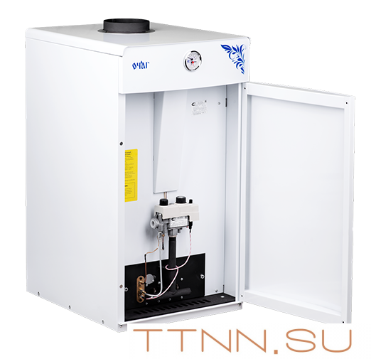 Газовый напольный котел СервисГаз Очаг Премиум АОГВ-23,2 EM с автоматикой SIT Газовый напольный котел СервисГаз Очаг Премиум АОГВ-23,2 EM с автоматикой SIT