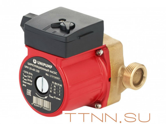 Насос для отопления Unipump UPН 20-60 130 Насос для отопления Unipump UPН 20-60 130