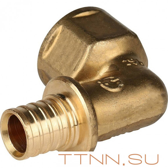 Угольник-переходник с внутренней резьбой 25xG 1" для труб из сшитого полиэтилена