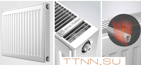 Стальной панельный радиатор Тип 33 Royal Thermo VENTIL COMPACT VC33-450-2300 RAL9016 Стальной панельный радиатор Тип 33 Royal Thermo VENTIL COMPACT VC33-450-2300 RAL9016