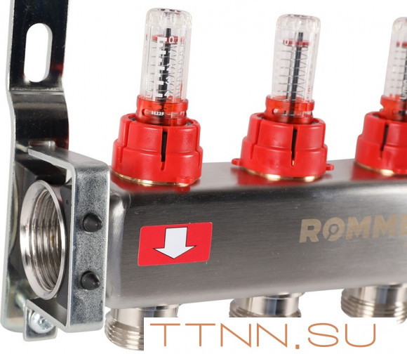 Для отопления Rommer 1"/3/4"x7 с расходомерами (RMS-1200-000007) Для отопления Rommer 1"/3/4"x7 с расходомерами (RMS-1200-000007)