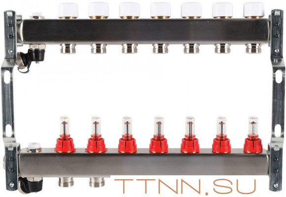 Для отопления Rommer 1"/3/4"x7 с расходомерами (RMS-1201-000007) Для отопления Rommer 1"/3/4"x7 с расходомерами (RMS-1201-000007)