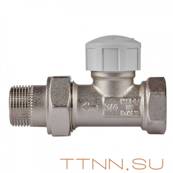 Набор термостатический Royal Thermo прямой М30х1,5 3/4" (никель) Набор термостатический Royal Thermo прямой М30х1,5 3/4" (никель)