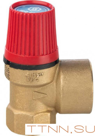 Клапан предохранительный 15 x 1/2" STOUT SVS-0001-001515 Клапан предохранительный 15 x 1/2" STOUT SVS-0001-001515