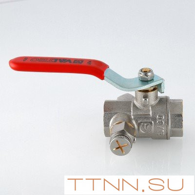 Кран шаровый с дренажным вентилем Valtec 1/ 2 VT.245 Кран шаровый с дренажным вентилем Valtec 1/ 2 VT.245