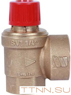 Клапан предохранительный 15х1 1/4" STOUT SVS-0001-001532 Клапан предохранительный 15х1 1/4" STOUT SVS-0001-001532