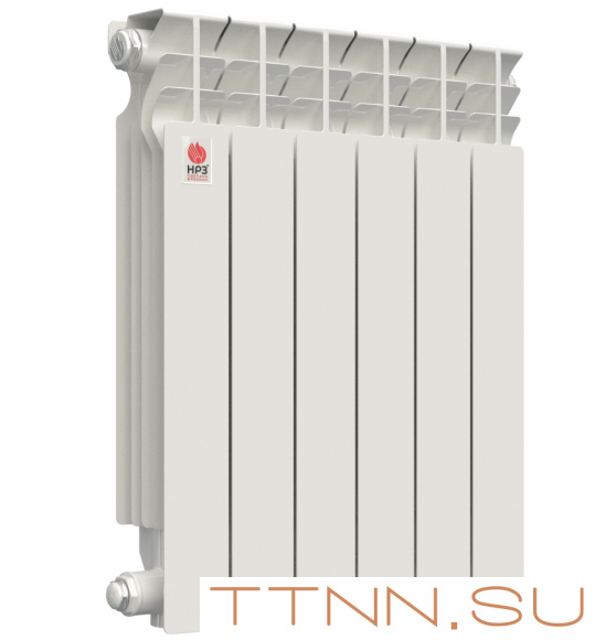 Алюминиевый радиатор НРЗ ЛЮКС 500/100 4 секции Алюминиевый радиатор НРЗ ЛЮКС 500/100 4 секции