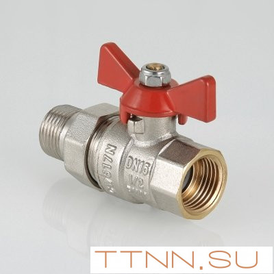 Кран шаровый с накидной гайкой Valtec 1 VT.227.N.06 Кран шаровый с накидной гайкой Valtec 1 VT.227.N.06