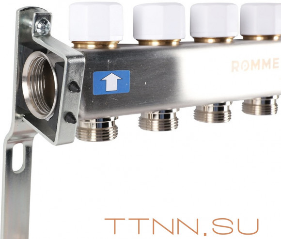 Для отопления Rommer 1"/3/4"x8 с расходомерами (RMS-1201-000008) Для отопления Rommer 1"/3/4"x8 с расходомерами (RMS-1201-000008)