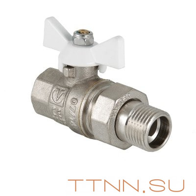 Кран шаровый с накидной гайкой Valtec 1/ 2 VT.227.NW.04 Кран шаровый с накидной гайкой Valtec 1/ 2 VT.227.NW.04