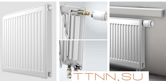 Стальной панельный радиатор Тип 33 Royal Thermo VENTIL COMPACT VC33-450-500 RAL9016 Стальной панельный радиатор Тип 33 Royal Thermo VENTIL COMPACT VC33-450-500 RAL9016