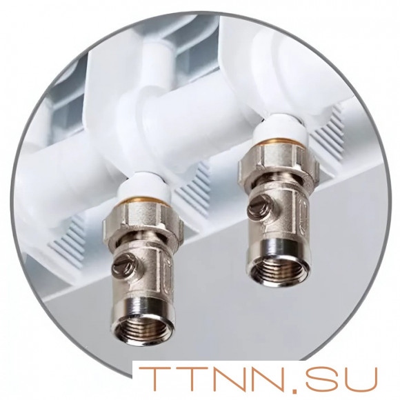 Биметаллический радиатор Rifar SUPReMO 350 х12 секц НП прав (VR)