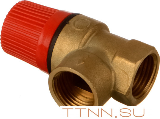 Предохранительный клапан Rommer 1.5 бар 1/2"х3/4" (RVS-0001-001515)