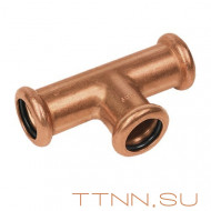 Тройник Sanha ВПр, 28x22x22, для медных труб прессовой Тройник Sanha ВПр, 28x22x22, для медных труб прессовой