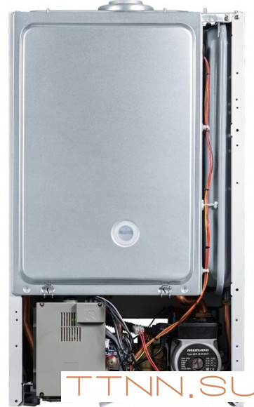 Настенный газовый котел MIZUDO M24Т OpenTherm голубая панель управления Настенный газовый котел MIZUDO M24Т OpenTherm голубая панель управления